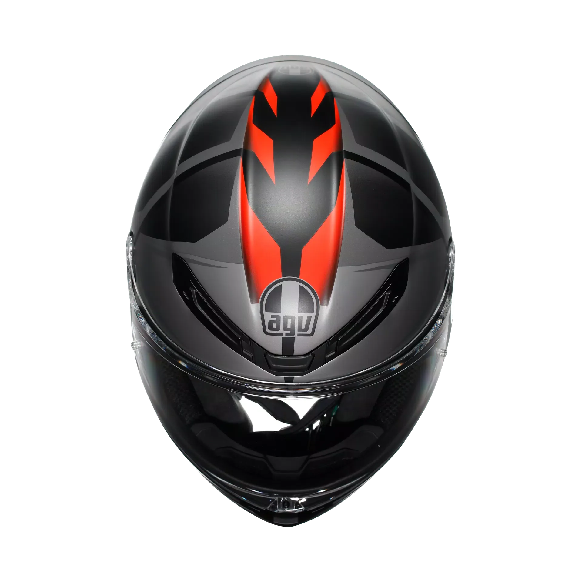 AGV K6 S Helm Karve Matt Schwarz/Grau/Rot | 2118395001024 - Image 2