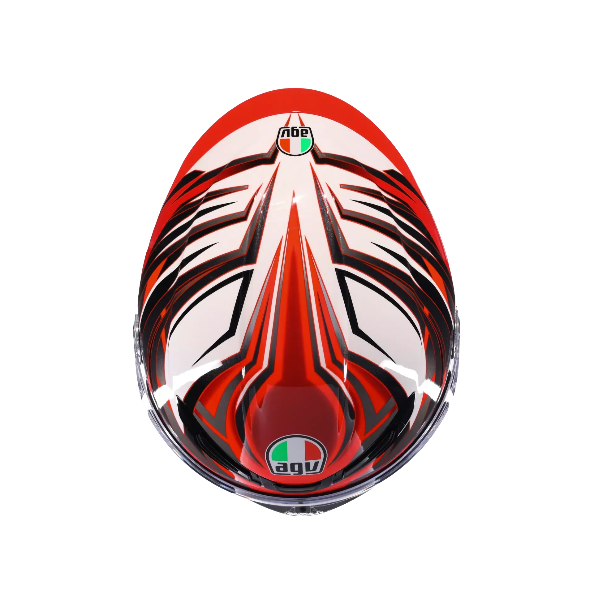 AGV K6 S Helm Reeval Weiß/Rot/Grau | 2118395001023 - Image 2