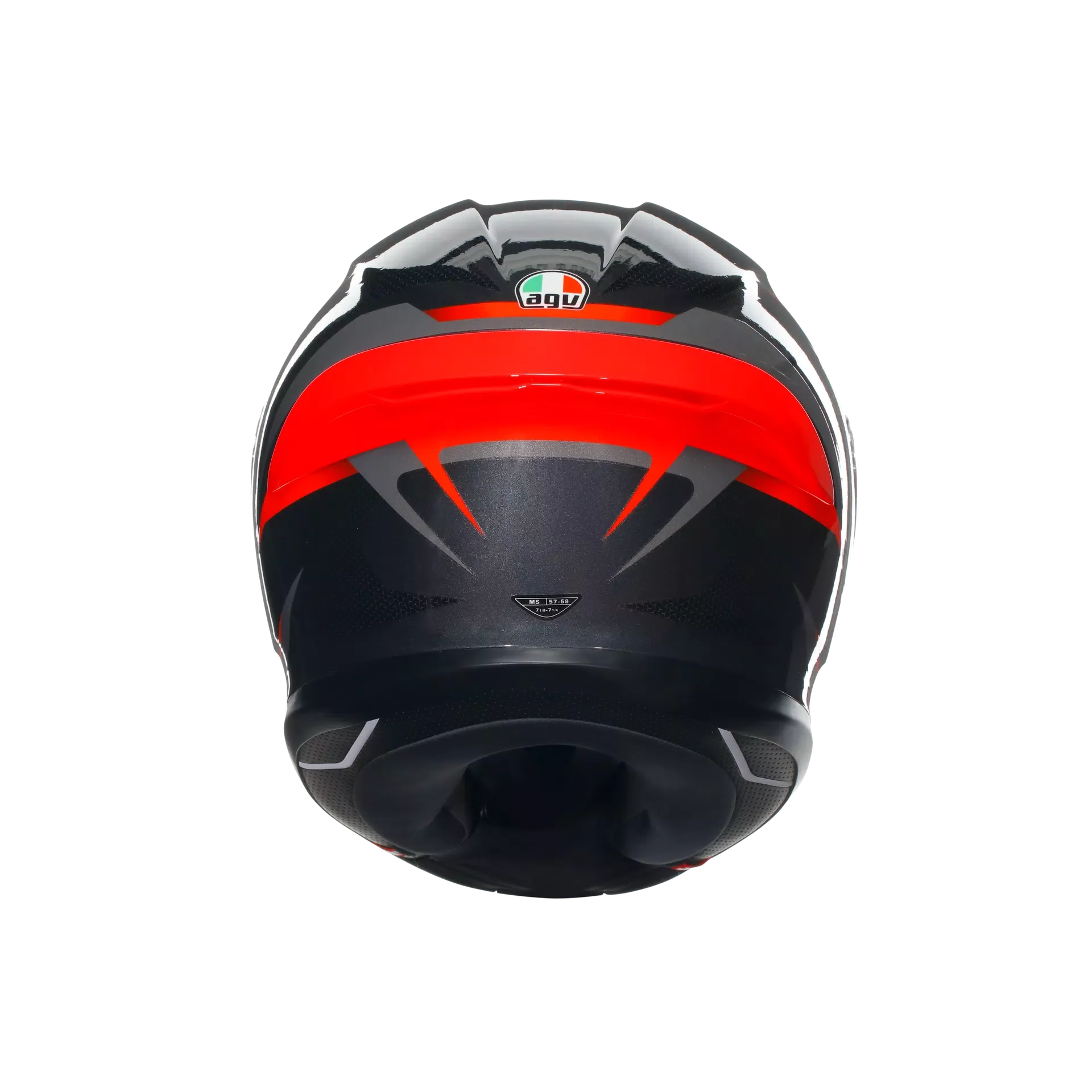 AGV K6 S Helm Slashcut Schwarz/Grau/Rot | 2118395001014 - Image 6