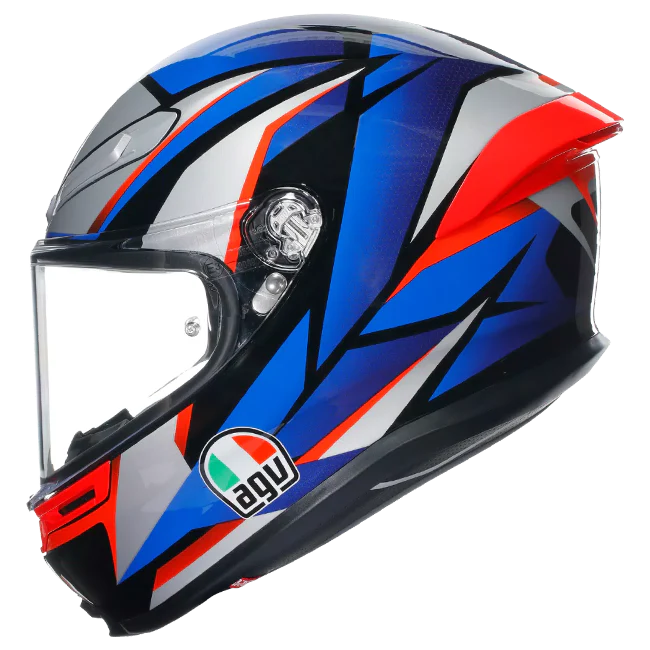 AGV K6 S Helm Slashcut Schwarz/Blau/Rot | 2118395001015