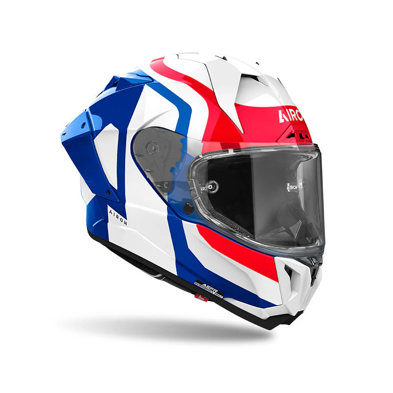 Airoh GP 800 Competition Helm Blue Red White Glossy - Image 2