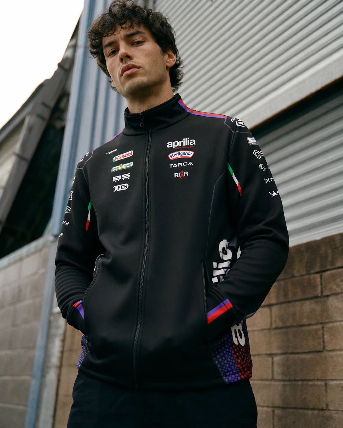 Aprilia Racing Team Zip Sweat-Jacke Replica 2026 Herren IXON - Image 4