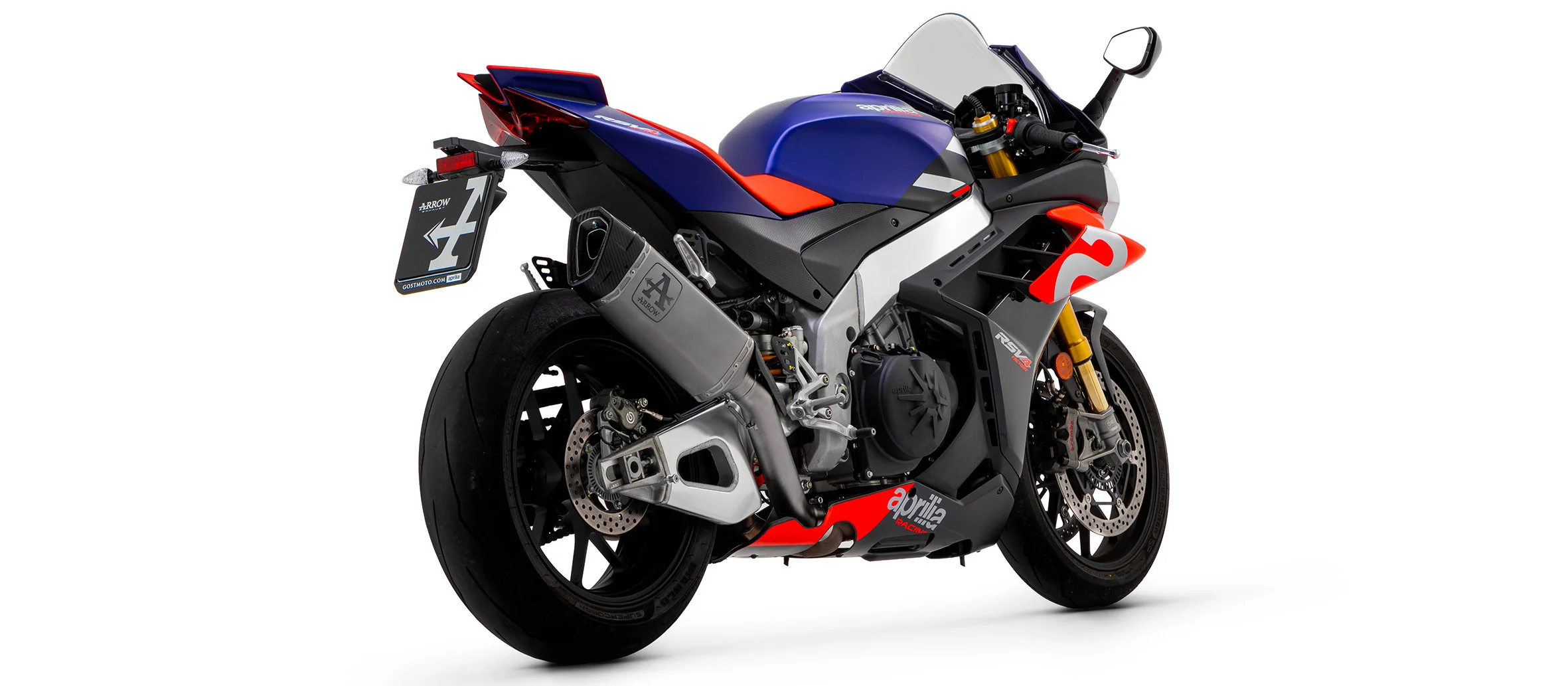 Arrow Slip-On Kit Pista Edelstahl Aprilia RSV4 1100 Factory (21-26) 71004PT - Image 3