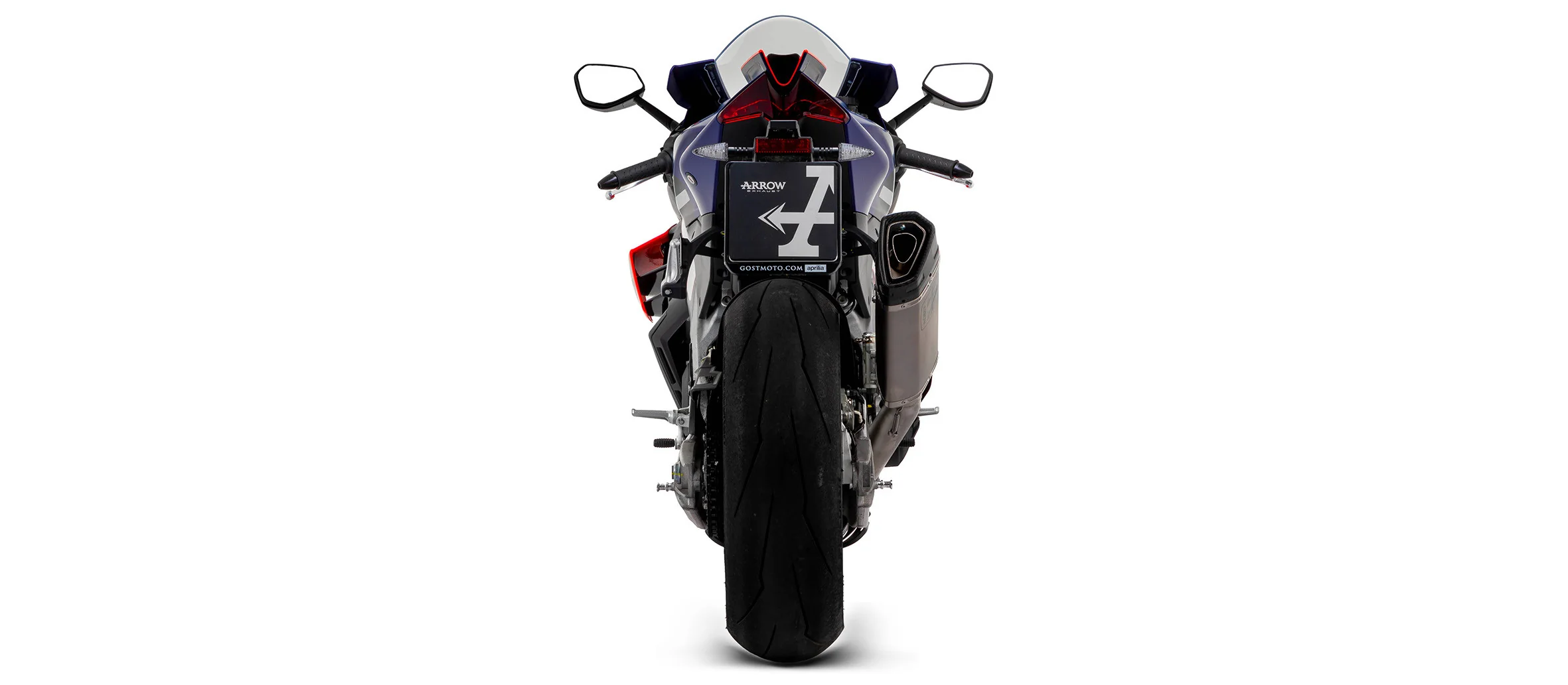 Arrow Slip-On Kit Pista Edelstahl Aprilia RSV4 1100 Factory (21-26) 71004PT - Image 4
