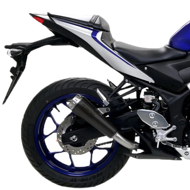 Arrow Slip-On Pro-Race Edelstahl Dark Yamaha YZF-R3 (15-18) 71831PRN