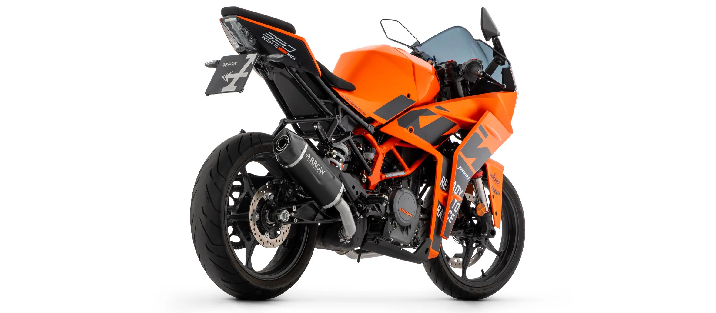 Arrow Slip-On Indy-Race Aluminium Dark KTM RC 390 (22-25) 71957AKN - Image 3