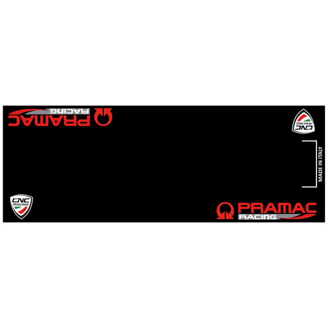 Motorrad Boxen- & Garagen-Teppich 220 x 80 cm Pramac Racing Limited Edition CNC Racing GA003BPR