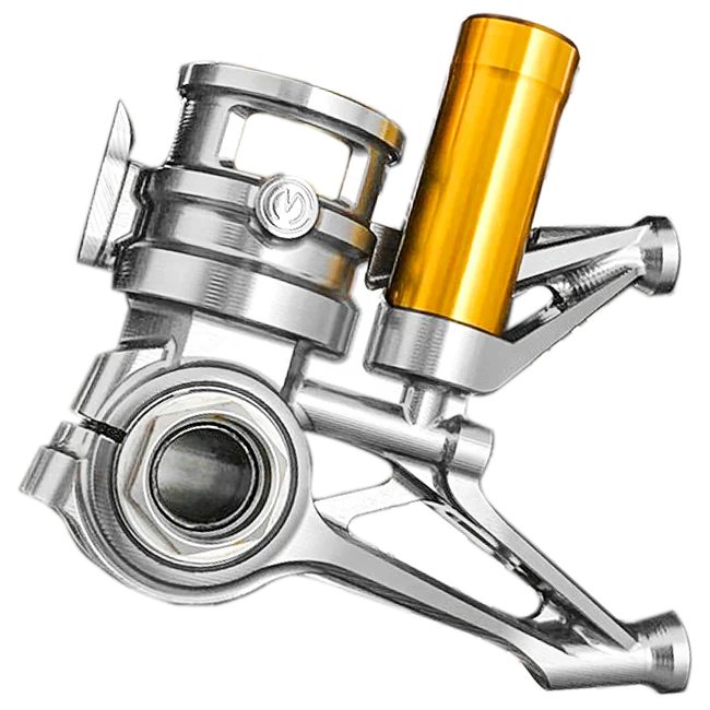 CNC Gabelfuß-Set 100 mm „GP Style“ Motocorse Ducati Panigale V4/S/R (18–24)