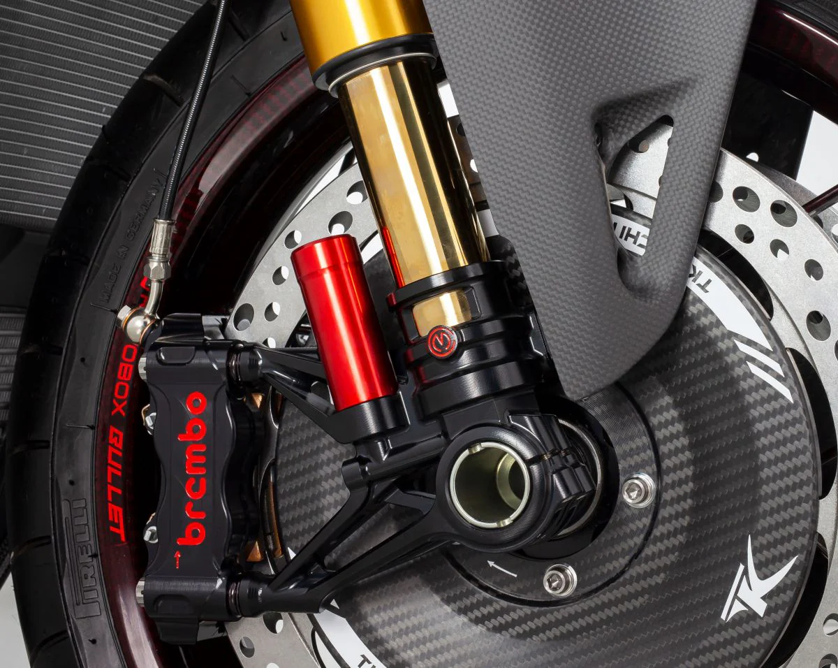 CNC Gabelfuß-Set 100 mm „GP Style“ Motocorse Ducati Panigale V4/S/R (18–24) - Image 3