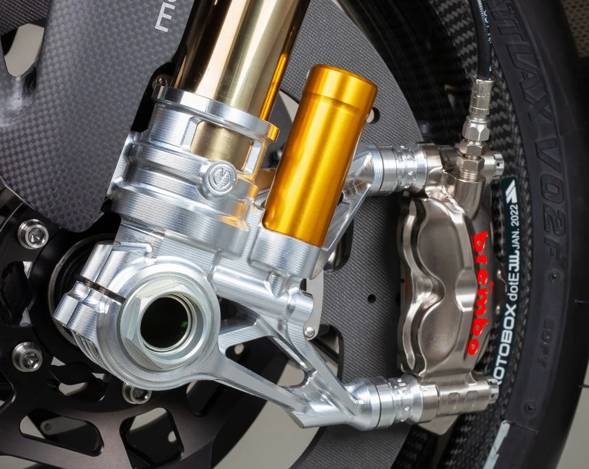CNC Gabelfuß-Set 108 mm „GP Style“ Motocorse Ducati Panigale V4/S/R (18–24) - Image 6