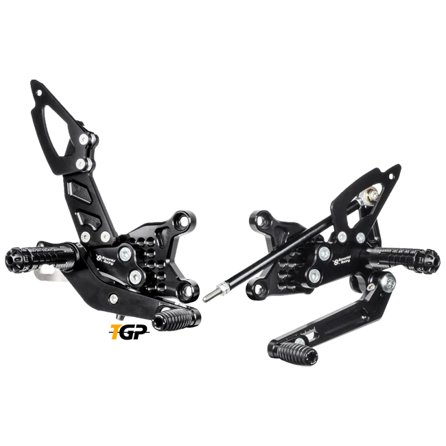Fußrastenanlage Race mit QS Bonamici Racing Aprilia RSV4/Factory/R/RR/RF (09-16) A004R