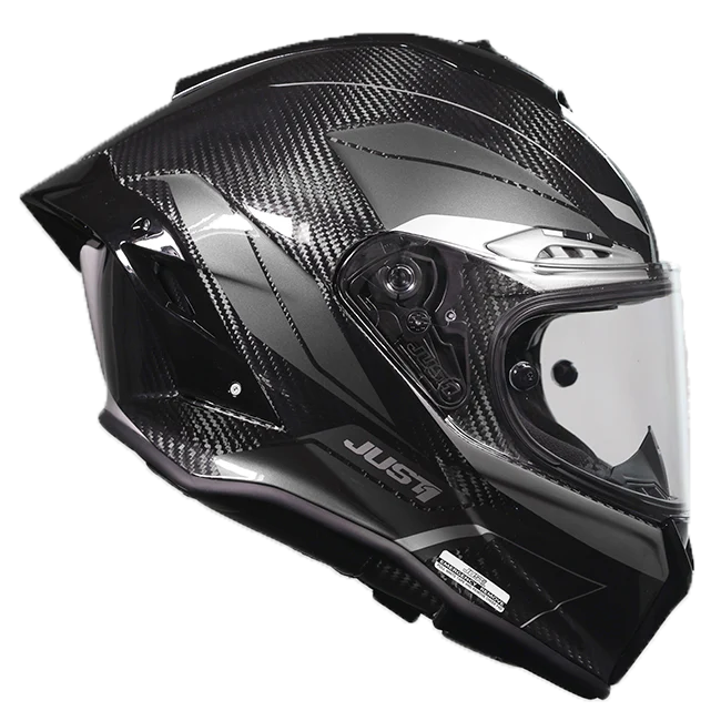 Just1 J-PGR Helm Impulse Silber / Carbon Glanz 6031110932016