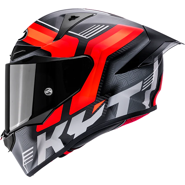 KYT R1R Racing Helm Carbon Accelerator Rot Y6R10003