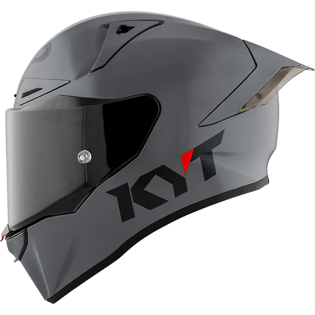 KYT R1R Racing Helm Plain grau Y6R100W1