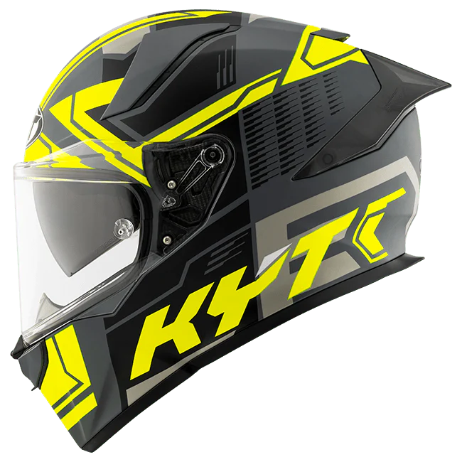 KYT R2R Helm Octane Matt Gelb Y6R20015