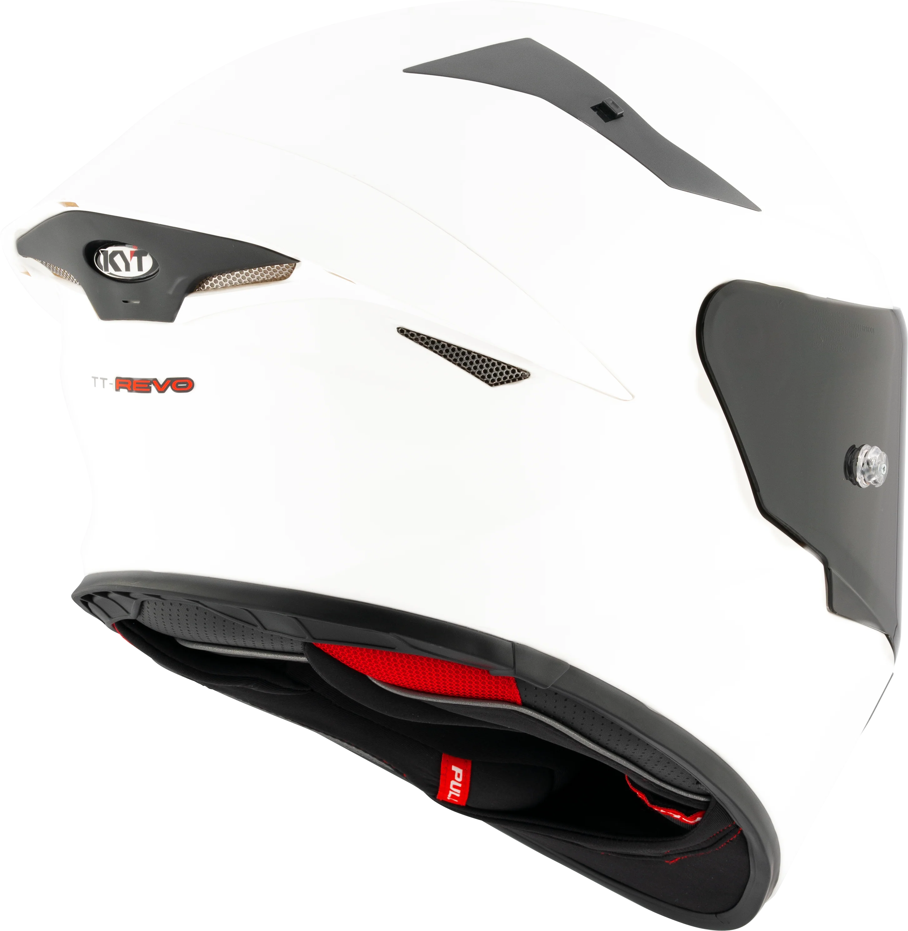 KYT TT-Revo Helm weiß glanz Y6TR00W3 - Image 4