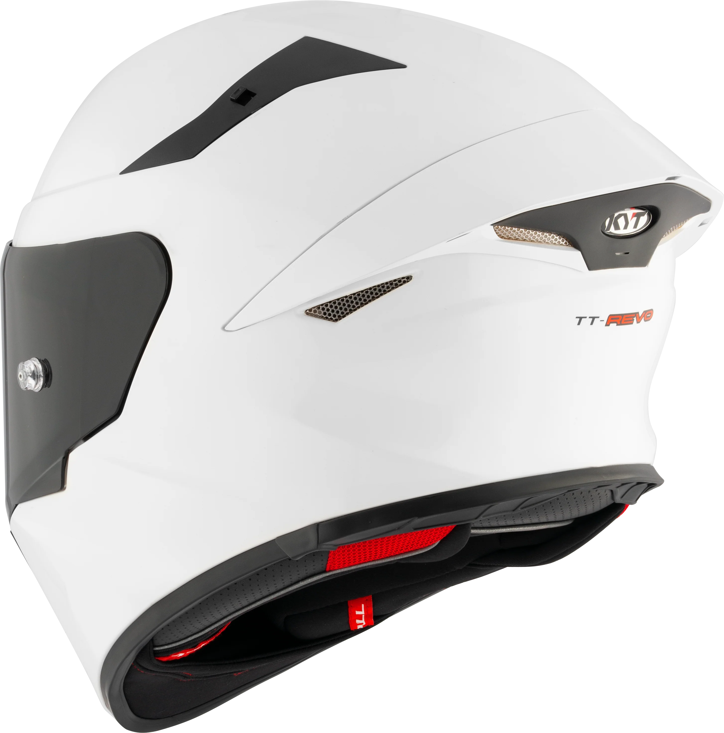KYT TT-Revo Helm weiß glanz Y6TR00W3 - Image 8