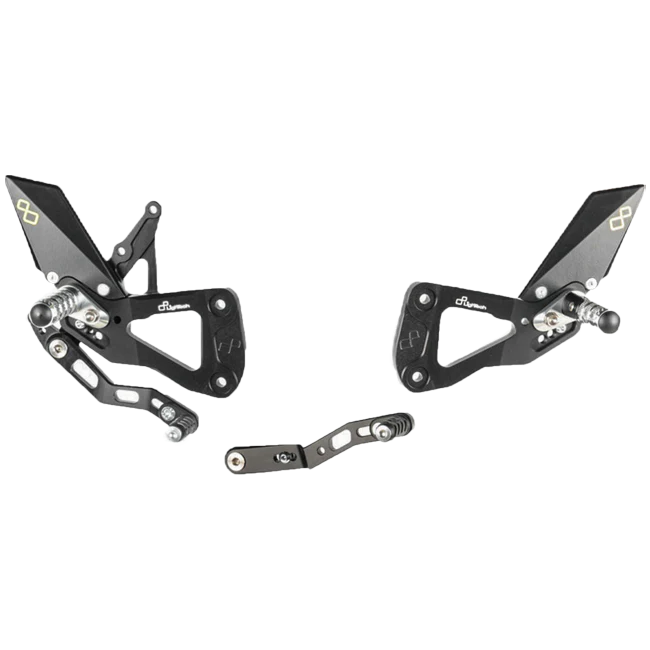 Fußrastenanlage LighTech Suzuki GSX-R 1000 (17-23) FTRSU004/W