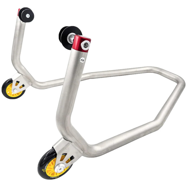 Edelstahl Hinterradständer LighTech mit Rollenaufnahmen RSS005R