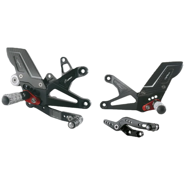 Fußrastenanlage R LighTech Triumph Daytona 675/765 (13-21) FTRTR005R