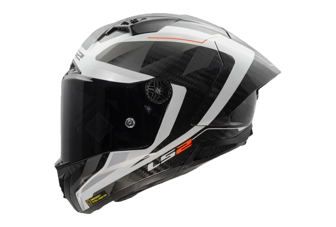 LS2 FF805 Helm Thunder GP Aero Raute Weiß/Grau 168055766