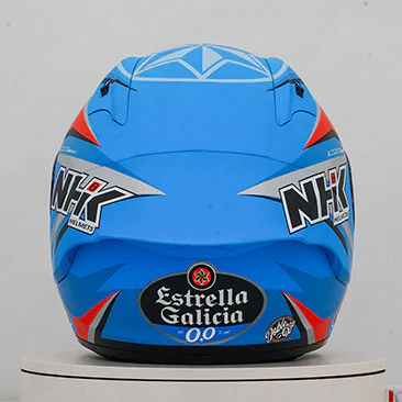 NHK GP-R Tech Race Helm Estrella Galicia Replica - Image 7