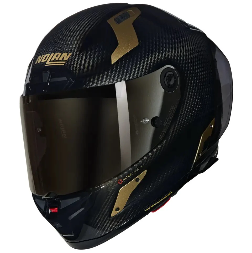 Nolan X-804 RS Helm Ultra Carbon Glossy Gold Aureo 330 - Image 3