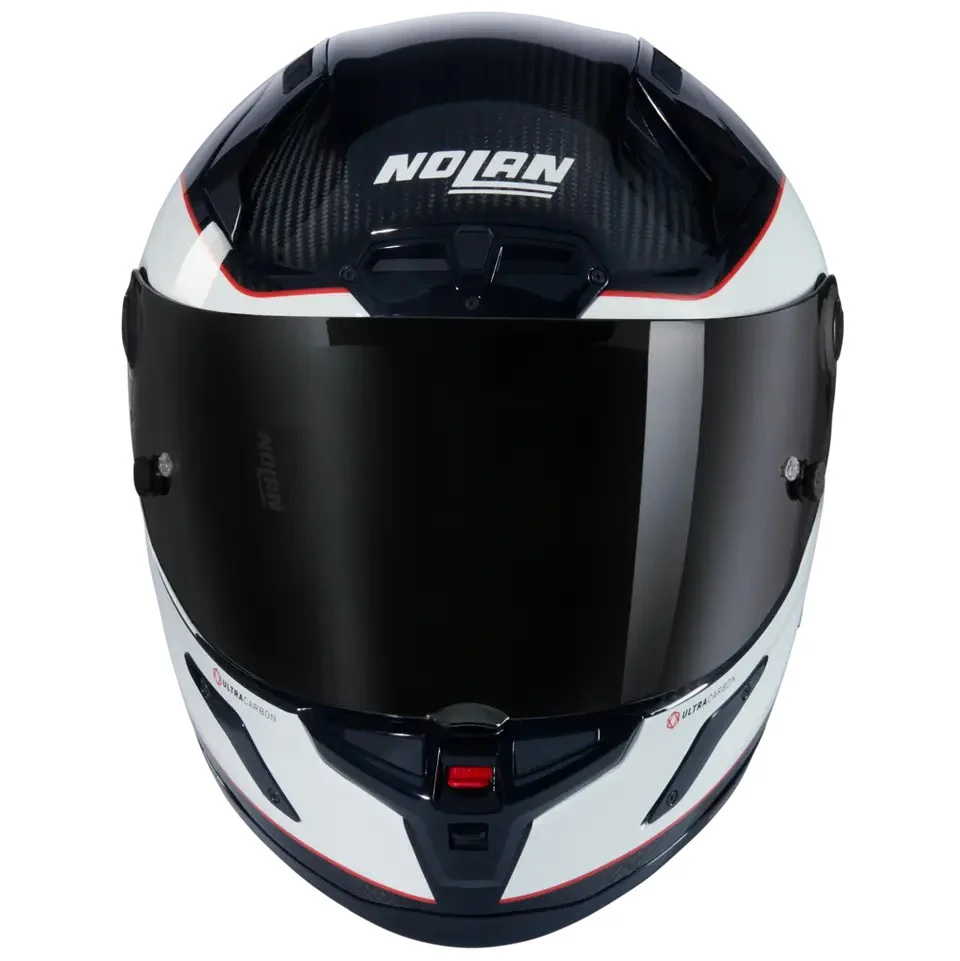 Nolan X-804 RS Helm Ultra Carbon Weiß/Rot Asso di Picche 343 - Image 2