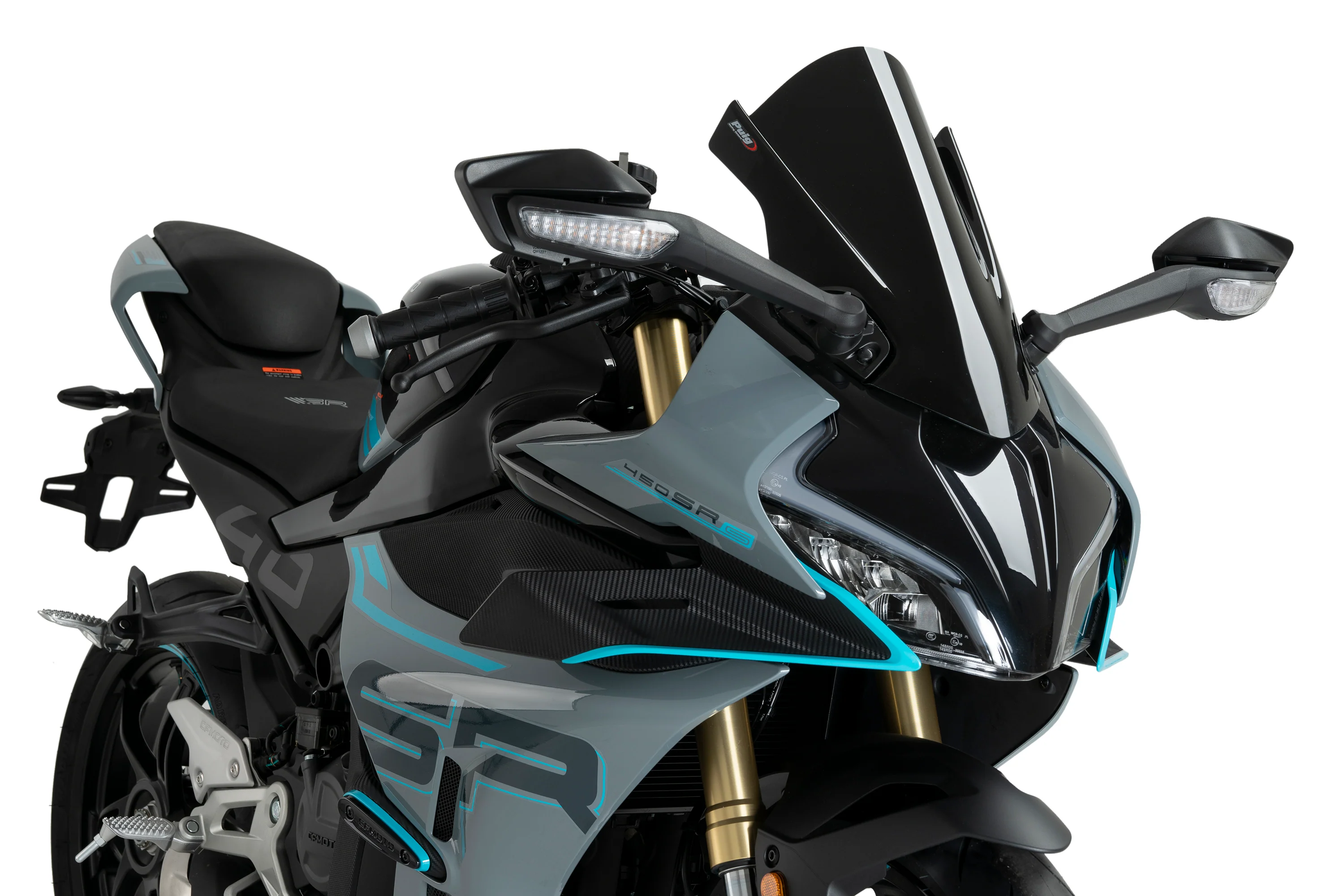 Puig Z-Racing Windshield CFMoto 450 SR (24-26) - Image 9