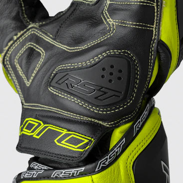 RST Pro Series GP D3O Motorrad Lederhandschuhe | Herren | Schwarz | 103715 - Image 3