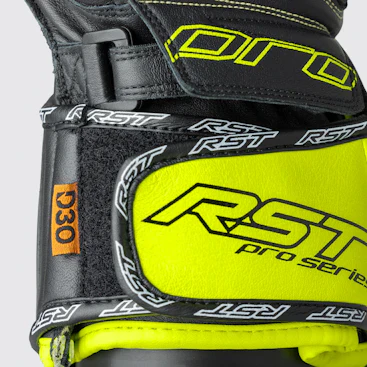 RST Pro Series GP D3O Motorrad Lederhandschuhe | Herren | Schwarz | 103715 - Image 5