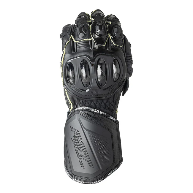 RST Pro Series GP D3O Motorrad Lederhandschuhe | Herren | Schwarz | 103715