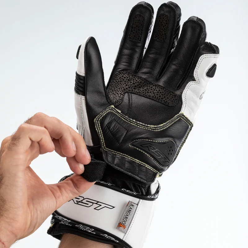 RST Tractech Evo 4 Motorrad Lederhandschuhe | Frauen | Weiß | 103495 - Image 4