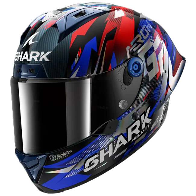 Shark Aeron GP Helm FIM 1 Racing Johann Zarco Replica Victory 2025
