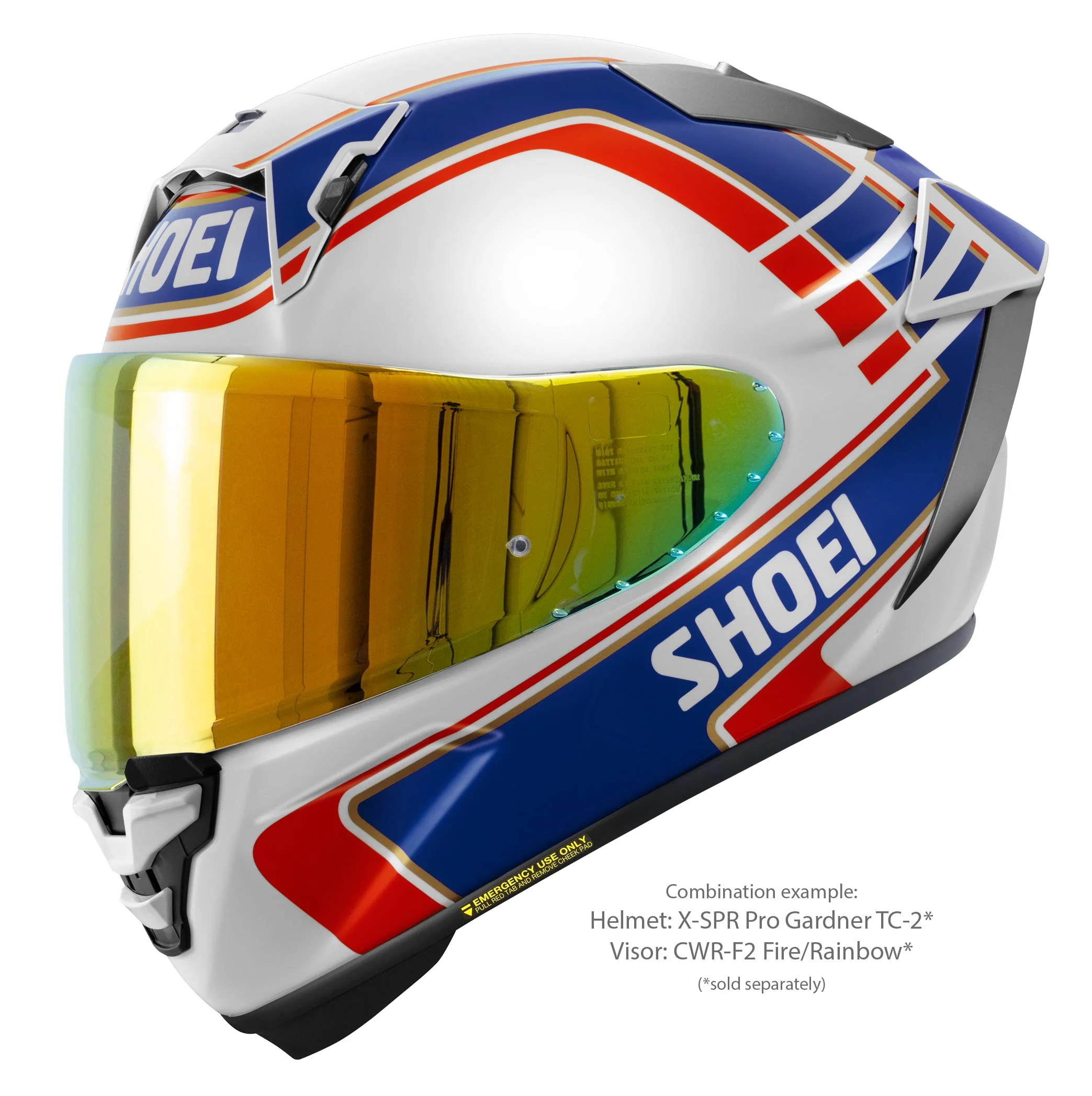 Shoei X-SPR PRO Helm Wayne Gardner Replica TC-2 - Image 8