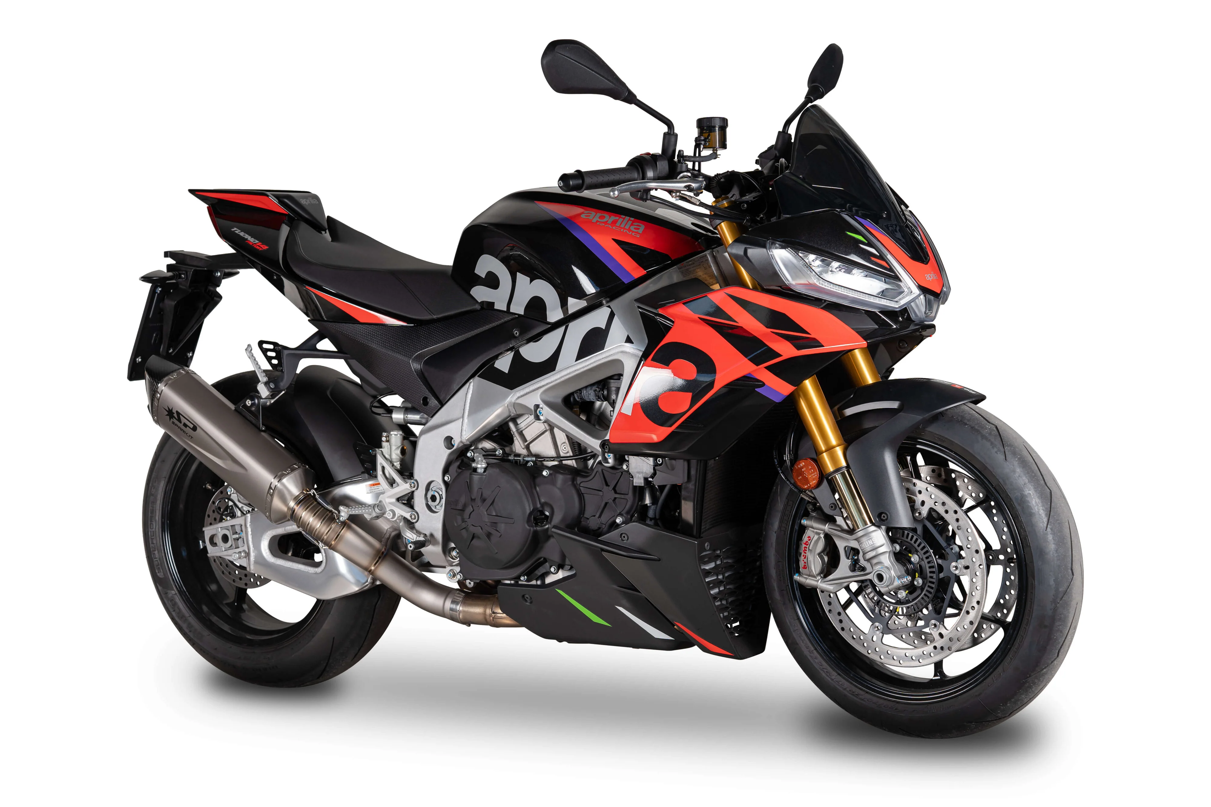 Spark Exhaust Slip-On Force Evo Titanium Aprilia RSV4/RR/1100 Factory (21-26) GAP0407 - Image 3
