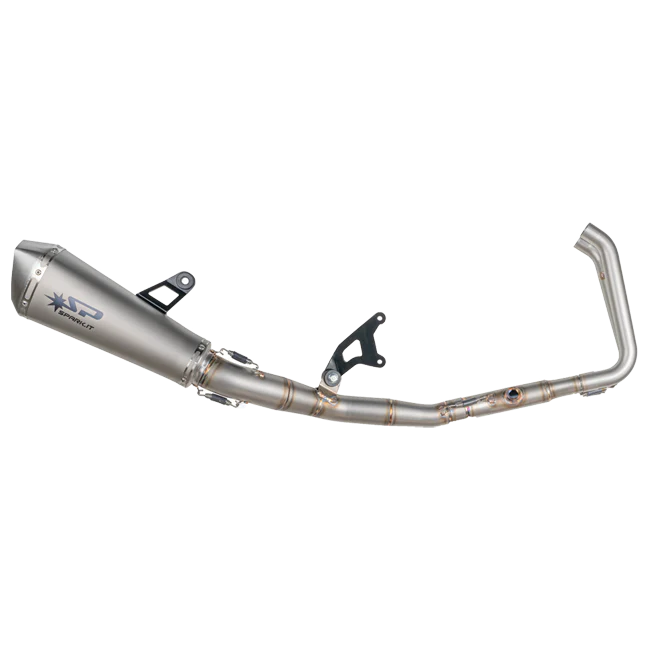 Spark Exhaust Komplettanlage Edelstahl Konix Kawasaki Ninja 400 (18-23) GKA8823T
