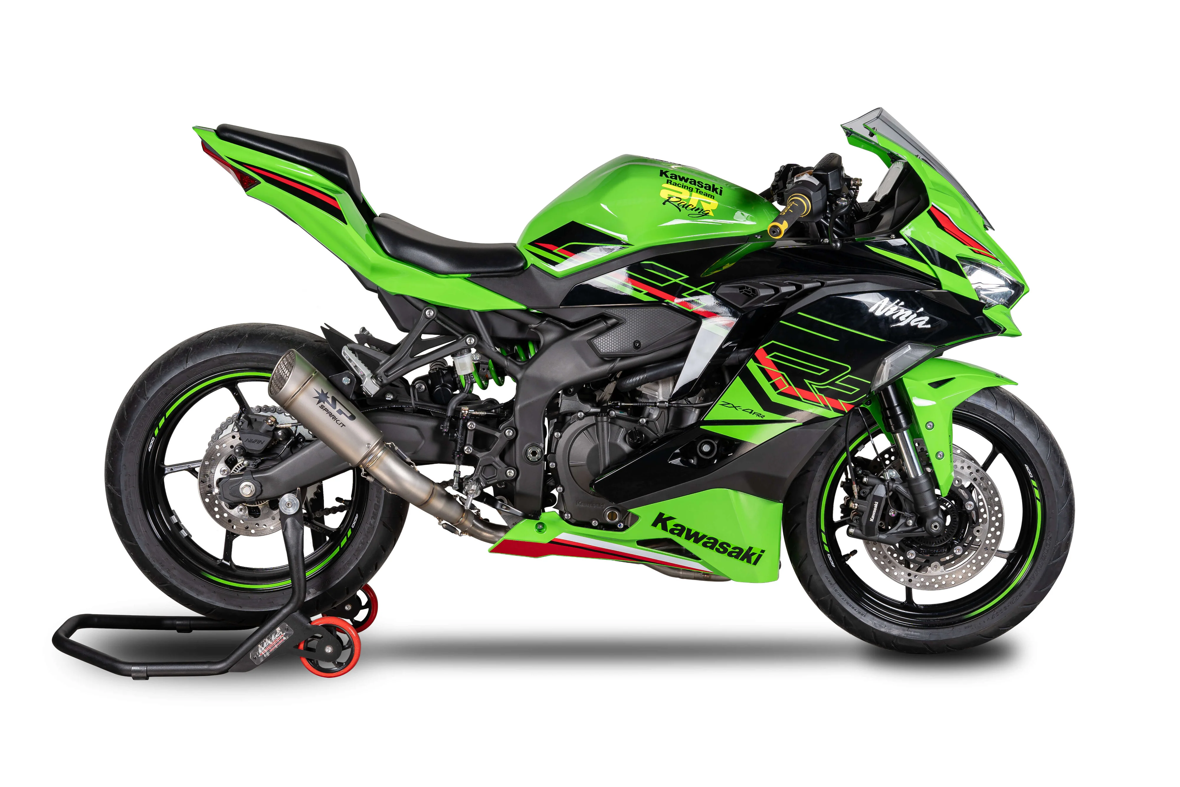 Spark Exhaust Komplettanlage Edelstahl Grid-O Kawasaki ZX-4RR (23-26) GKA8851T - Image 2