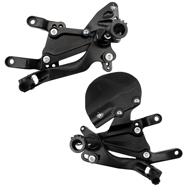 Fußrastenanlage "RACING MODEL" Spider Racing Ducati Panigale V4/S/R (25-26) 10.D312