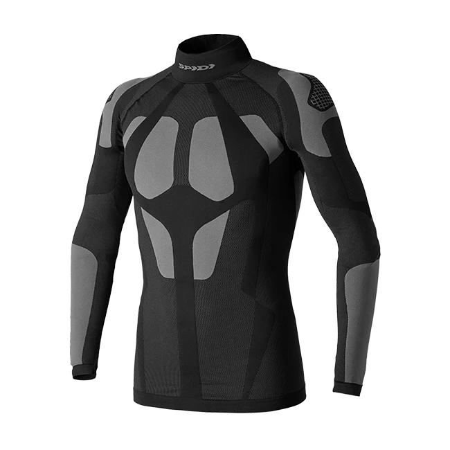 Spidi Seamless Oberteil Motorradunteranzug | Herren | Schwarz/Grau | L77010