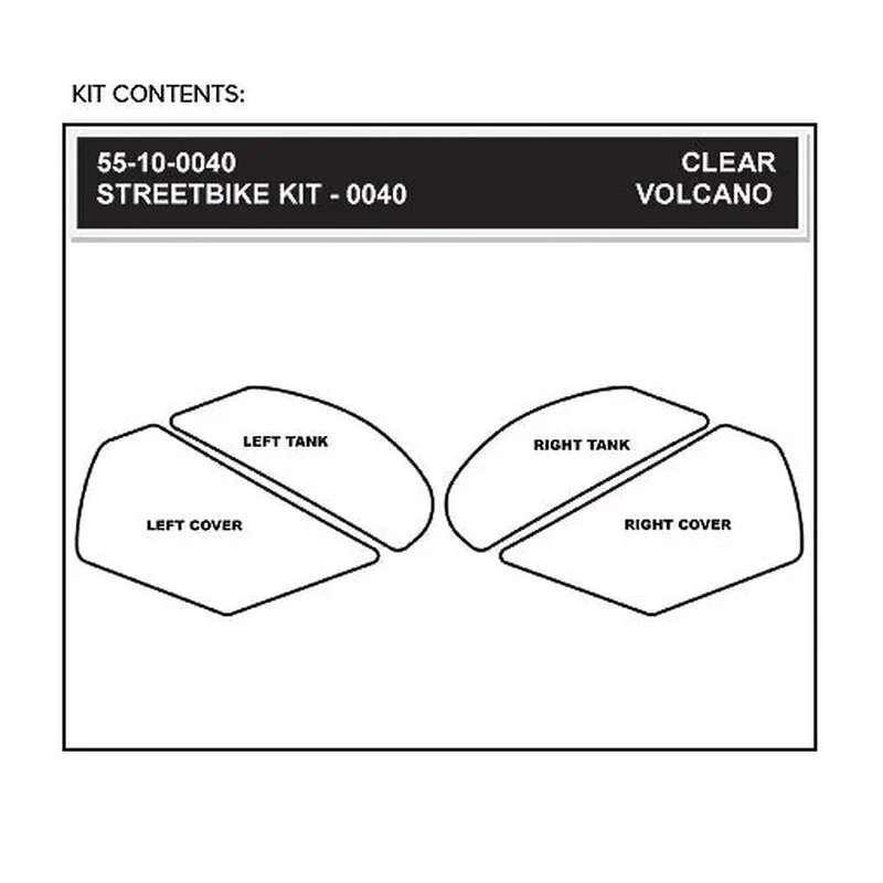Stompgrip Super Vulcano Traction Pads Kawasaki ZX-10 R/RR (21-26) 55-12-0040 - Image 3