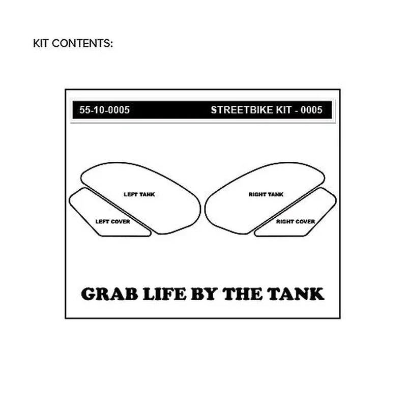 Stompgrip Vulcano Traction Pads Yamaha YZF-R6 RJ11 (06-07) 55-10-0005 - Image 4