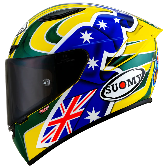 Suomy Track-1 Helm Troy Bayliss 2005 Replica K6T10017