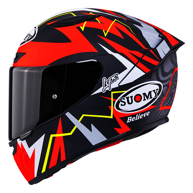 Suomy Track-1 Helm Matt Rot Sam Lowes Replica 2025 K6T10020