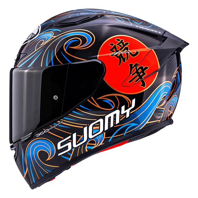 Suomy Track-1 Helm Waves Schwarz K6T10026