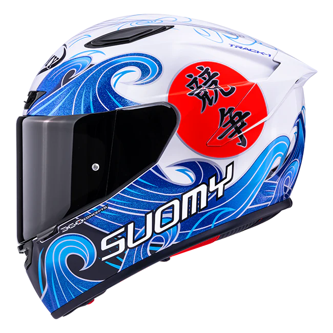 Suomy Track-1 Helm Waves Weiß K6T10025