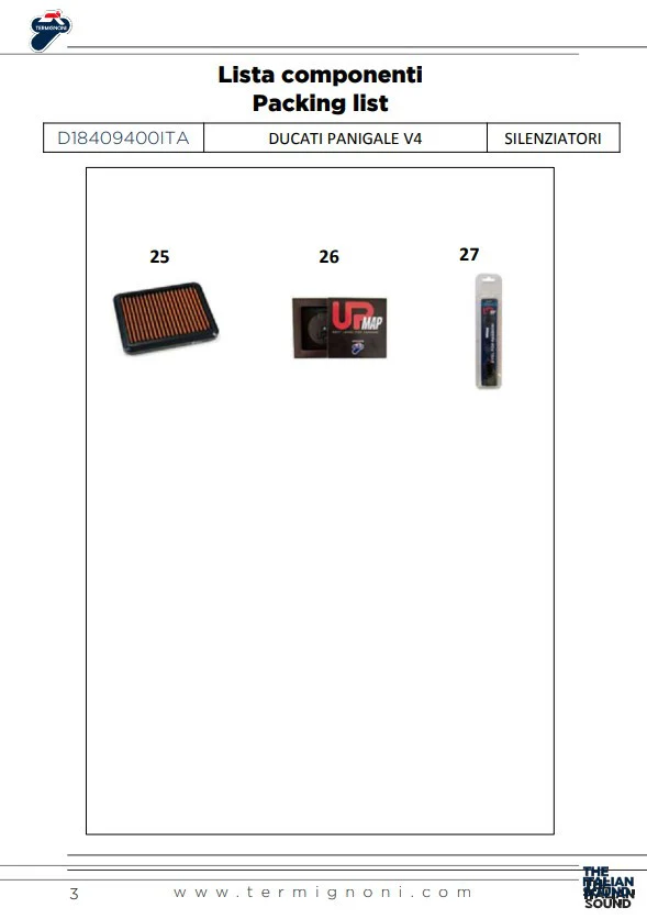 Termignoni Slip-On Kit Ducati Panigale V4/S/R (18-24) D18409400ITA - Image 12