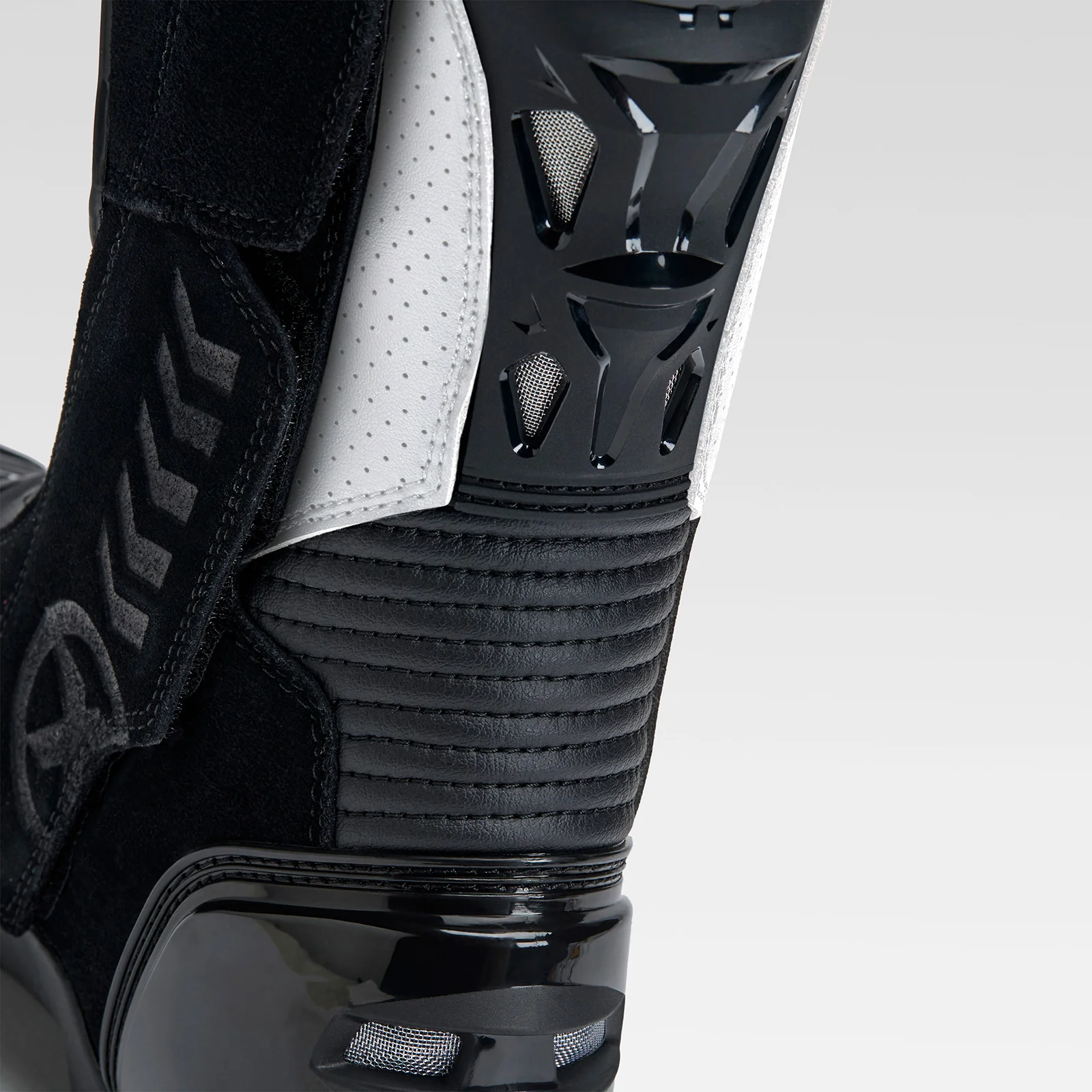 XPD XP-Mode Motorradstiefel | Herren | Schwarz/Weiß - Image 4